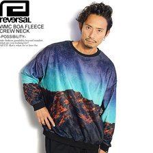 reversal WMC BOA FLEECE CREW NECK -POSSIBILITY- RV20AW203B2画像