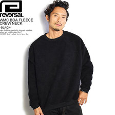 reversal WMC BOA FLEECE CREW NECK -BLACK- RV20AW203画像