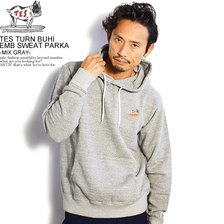 The Endless Summer TES TURN BUHI EMB SWEAT PARKA -MIX GRAY- FH-0774309画像