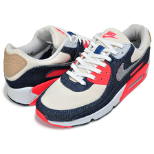 NIKE AIR MAX 90 DENHAM denim/medium denim-infrared CU1646-400画像