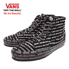VANS Sk8-Hi Tapered Black/Black We Are Beautiful VN0A4U162OD画像