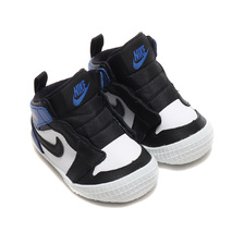 JORDAN BRAND JORDAN 1 CRIB BOOTIE BLACK/BLACK-WHITE-SPORT ROYAL AT3745-040画像