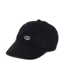 UGG LOGO CORDUROY 6 PANEL CAP BLACK 20AW-UGHA01-BLK画像