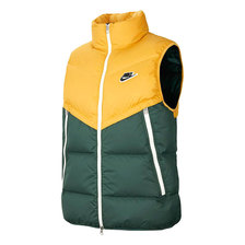 NIKE Down Fill Windrunner Shield Vest Mustard/Green CU4415-700画像