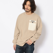 AVIREX L/S SHAGGY THERMAL COMBAT T-SHIRT 6103549画像