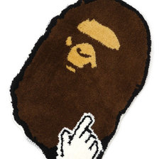A BATHING APE 20AW APE HEAD RUG MAT 1G75182148画像