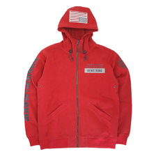 AVIREX WIND GUARD THERMO ZIP HOODIE RED 6103518-34画像