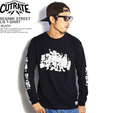 CUTRATE SESAME STREET L/S T-SHIRT -BLACK- CR-20AW062画像