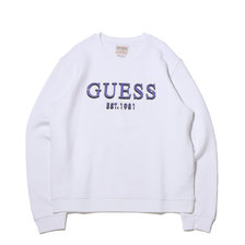 GUESS ALLEN CN FLEECE WHITE M0BQ76K9V31-TWH画像
