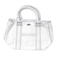 Ron Herman RH Bleached Denim Tote WHITExBLACK画像