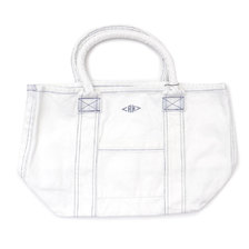 Ron Herman RH Bleached Denim Tote WHITExINDIGO画像