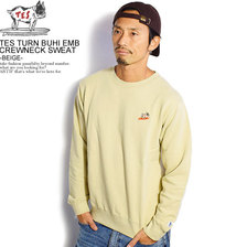 The Endless Summer TES TURN BUHI EMB CREWNECK SWEAT -BEIGE- FH-0774310画像