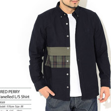 FRED PERRY Panelled L/S Shirt F4569画像