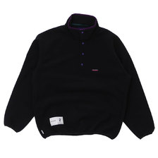 Ron Herman &times; DESCENDANT 20AW HUMMING FLEECE PULL OV BLACK 202ATDS-CSM38画像