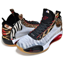 NIKE AIR JORDAN XXXIV JAYSON TATUM PE multi-color/university red DA1899-900画像