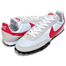 NIKE WAFFLE RACER white/university red CN8116-100画像