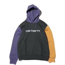 Carhartt HOODED CARHARTT TRICOL SWEATSHIRT Dark Teal I028353-0F200画像