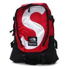 Supreme &times; THE NORTH FACE 20FW S Logo Expedition Backpack RED NM82094I画像