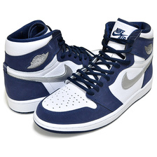 NIKE AIR JORDAN 1 HI OG CO.JP white/metallic silver DC1788-100画像