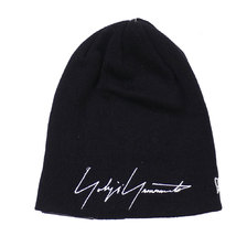 Yohji Yamamoto &times; NEW ERA 20AW SOFT ACRYLIC BEANIE BLACK画像