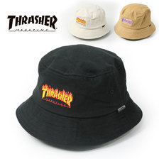 THRASHER FLAME LOGO BUCKET HAT 20TH-H53画像