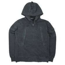 AVIREX FADE WASH TACTICAL HOODIE BLACK 6103523-09画像