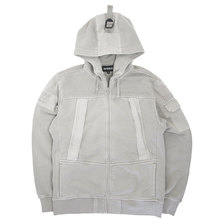 AVIREX FADE WASH TACTICAL HOODIE LIGHT GRAY 6103523-11画像