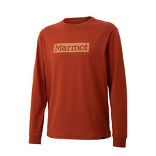 Marmot SQUARE LOGO L/S CREW PEACOAT TOMQJB55-PCT画像