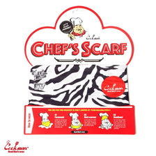 COOKMAN Chef's Scarf Zebra画像