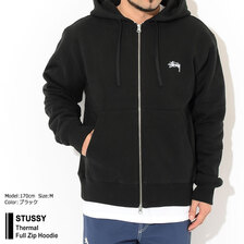STUSSY Thermal Full Zip Hoodie 118433画像