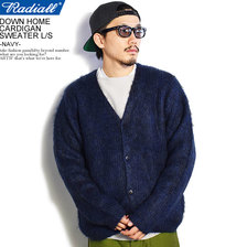 RADIALL DOWN HOME - CARDIGAN SWEATER L/S -NAVY- RAD-20AW-KNIT003画像