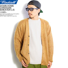 RADIALL DOWN HOME - CARDIGAN SWEATER L/S -CAMEL- RAD-20AW-KNIT003画像