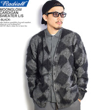 RADIALL MOONGLOW - CARDIGAN SWEATER L/S -BLACK- RAD-20AW-KNIT001画像