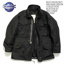 Buzz Rickson's WILLIAM GIBSON COLLECTION BLACK M-65 With LINER BR14687画像