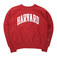 Champion MADE IN USA REVERSE WEAVE CREW NECK SWEAT SHIRT HARVARD UNIVERSITY C5-S002-970画像