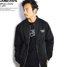DOUBLE STEAL SIMPLE LOGO T/C JKT 704-42042画像
