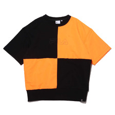 FILA BLOCK SWITCH CREW TEE BLACK FM9816-08画像