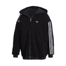 adidas FULL ZIP HOODIE BLACK FU3825画像