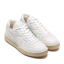 DIADORA MI BASKET ROW CUT WHITE/DAWN BLUE 176282-8450画像