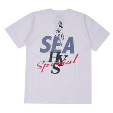 WIND AND SEA × HYSTERIC GLAMOUR SEA+HYS Special TEE WHITE画像