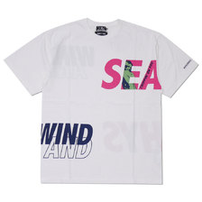 WIND AND SEA &times; HYSTERIC GLAMOUR SEA+HYS TEE WHITE画像