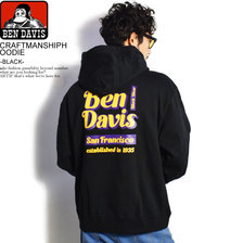 BEN DAVIS CRAFTMANSHIP HOODIE -BLACK- C-0780063B画像
