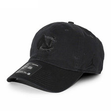 JORDAN BRAND NORTH CAROLINA TAR HEELS LOGO STRAPBACK CAP BLACK BV2542-010画像