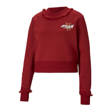 PUMA &times; CO CROPPED CREW Red Dahlia 598784-50画像