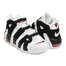 NIKE AIR MORE UPTEMPO (GS) WHITE / BLACK - UNIVERSITY RED 415082-105画像