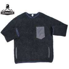 COLD BREAKER PILE TREKKING SWEATER black画像