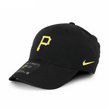 NIKE PITTSBURGH PIRATES LOGO STRAPBACK CAP BLACK NK0003608XPR1画像