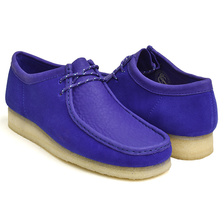 Clarks WALLABEE PURPLE COMBI SUEDE 26151270画像