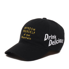 ATMOS LAB COCA-COLA BY ATMOS LAB DRINK DELICIOUS 6 PANEL CAP BLACK AT20-073-BLK画像