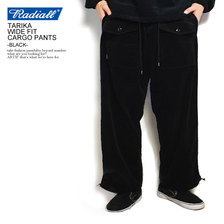 RADIALL TARIKA - WIDE FIT CARGO PANTS -BLACK- RAD-20AW-PT002画像